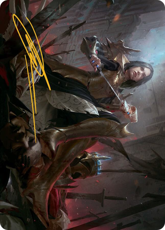 Marchesa, Resolute Monarch Art Card (Gold-Stamped Signature) [March of the Machine Art Series]