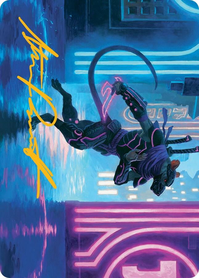 Nezumi Informant Art Card (Gold-Stamped Signature) [March of the Machine Art Series]