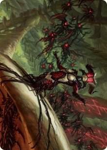 Sheoldred Art Card [March of the Machine Art Series]