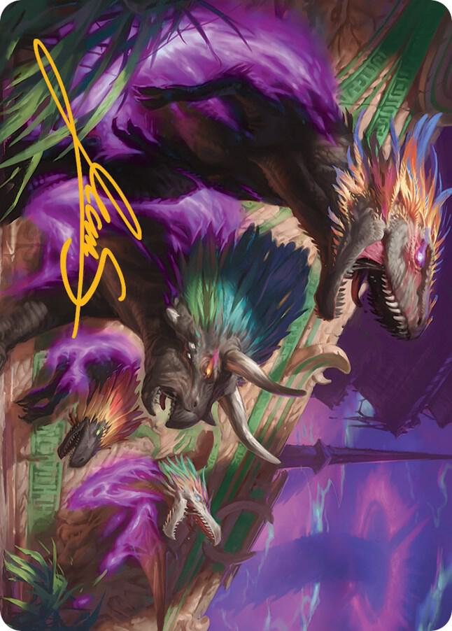 Burning Sun's Fury Art Card (Gold-Stamped Signature) [March of the Machine Art Series]