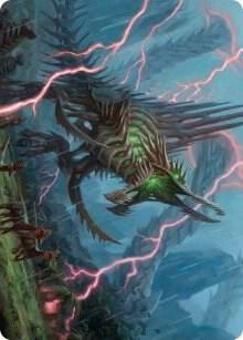 Etali, Primal Sickness Art Card [March of the Machine Art Series]