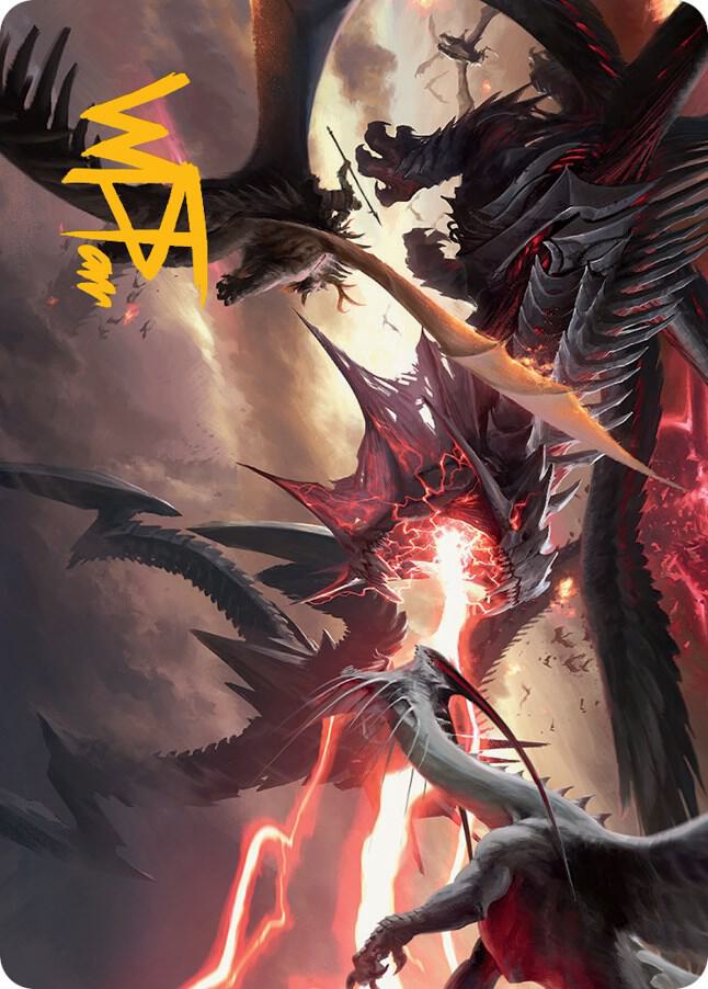 Invasion of Tarkir Art Card (Gold-Stamped Signature) [March of the Machine Art Series]