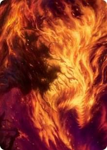 Stoke the Flames Art Card [March of the Machine Art Series]