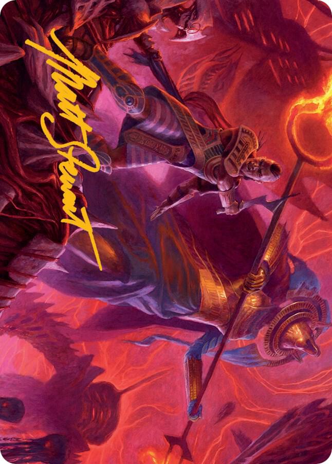 Djeru and Hazoret Art Card (Gold-Stamped Signature) [March of the Machine Art Series]