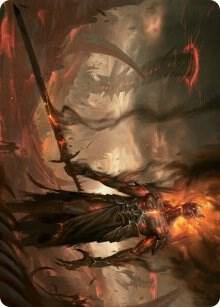 Ashen Reaper Art Card [March of the Machine Art Series]