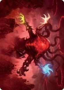 Omnath, Locus of All Art Card (51) [March of the Machine Art Series]