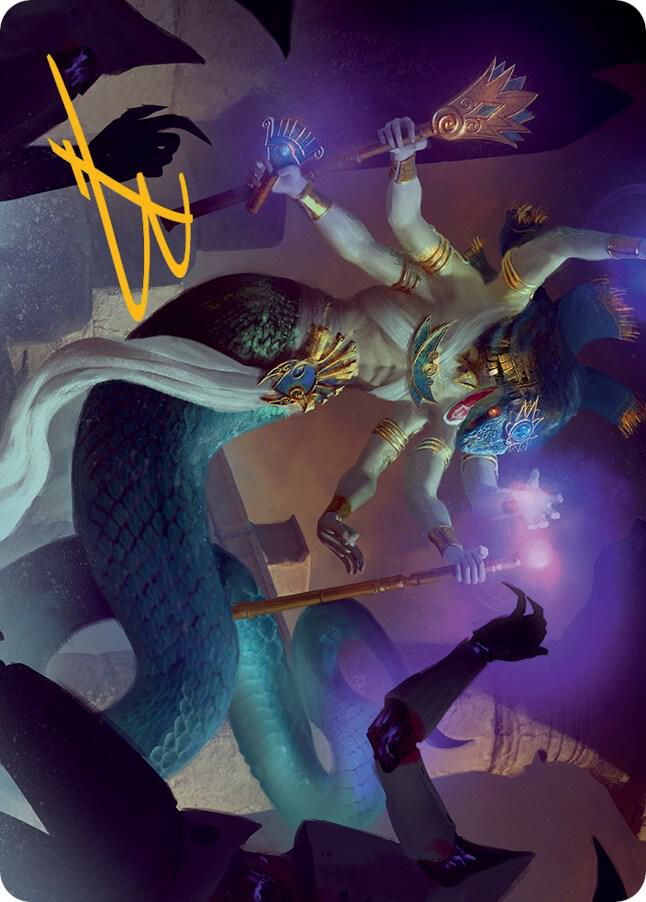 Imoti, Celebrant of Bounty Art Card (Gold-Stamped Signature) [March of the Machine Art Series]