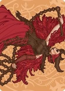 Judith, the Scourge Diva Art Card [March of the Machine Art Series]