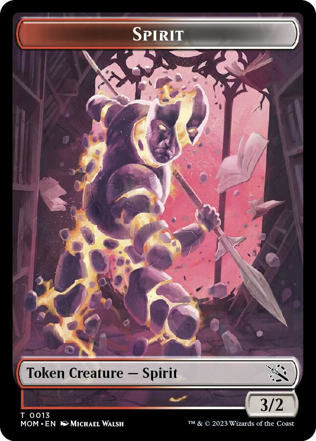 Spirit Token (13) [March of the Machine Tokens]