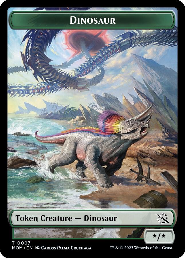 Dinosaur Token [March of the Machine Tokens]