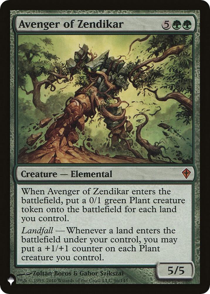 Avenger of Zendikar [The List]