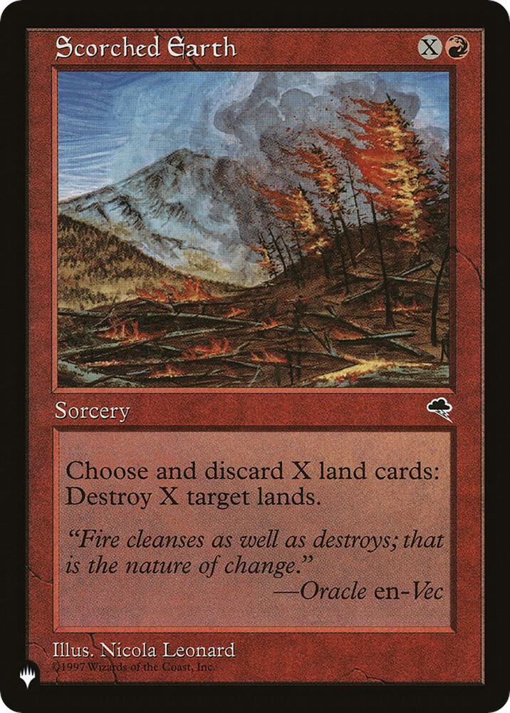 Scorched Earth [The List]
