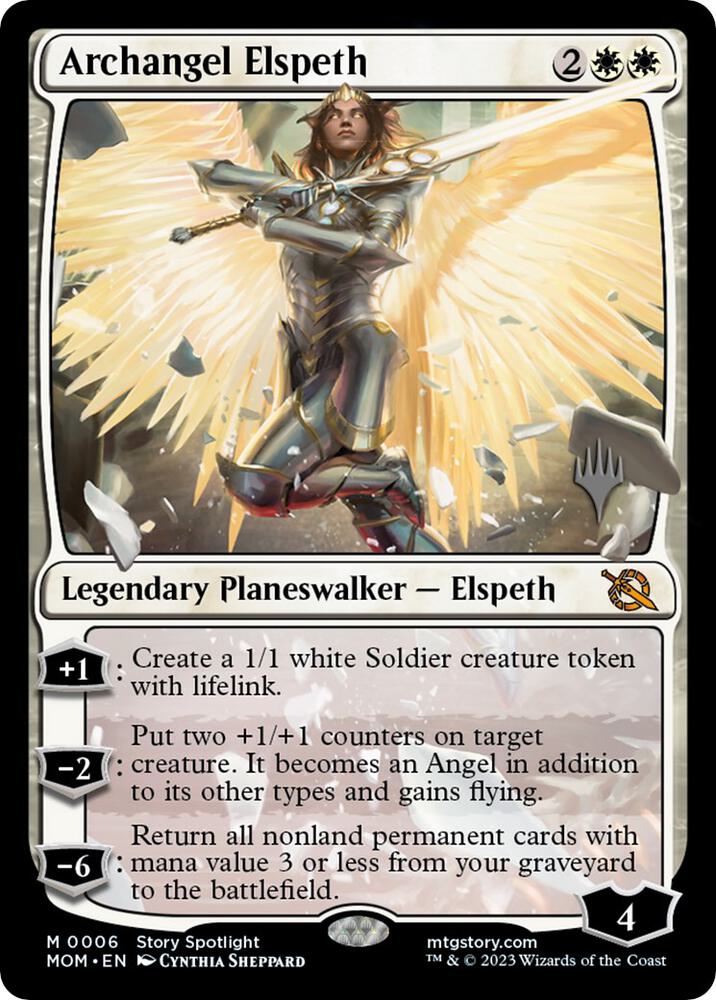Archangel Elspeth (Promo Pack) [March of the Machine Promos]