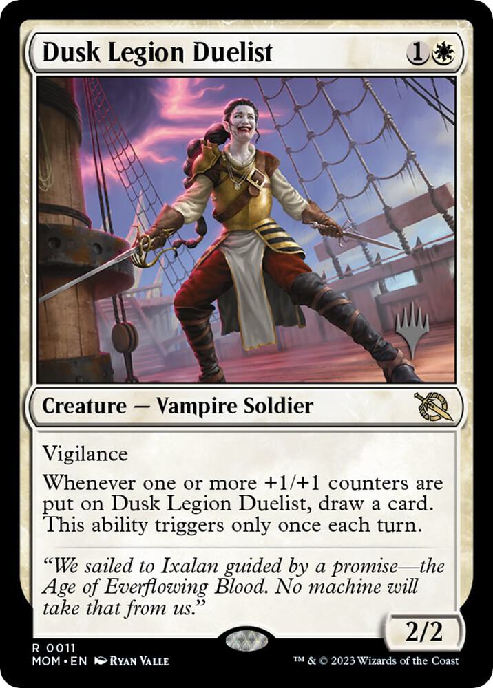 Dusk Legion Duelist (Promo Pack) [March of the Machine Promos]