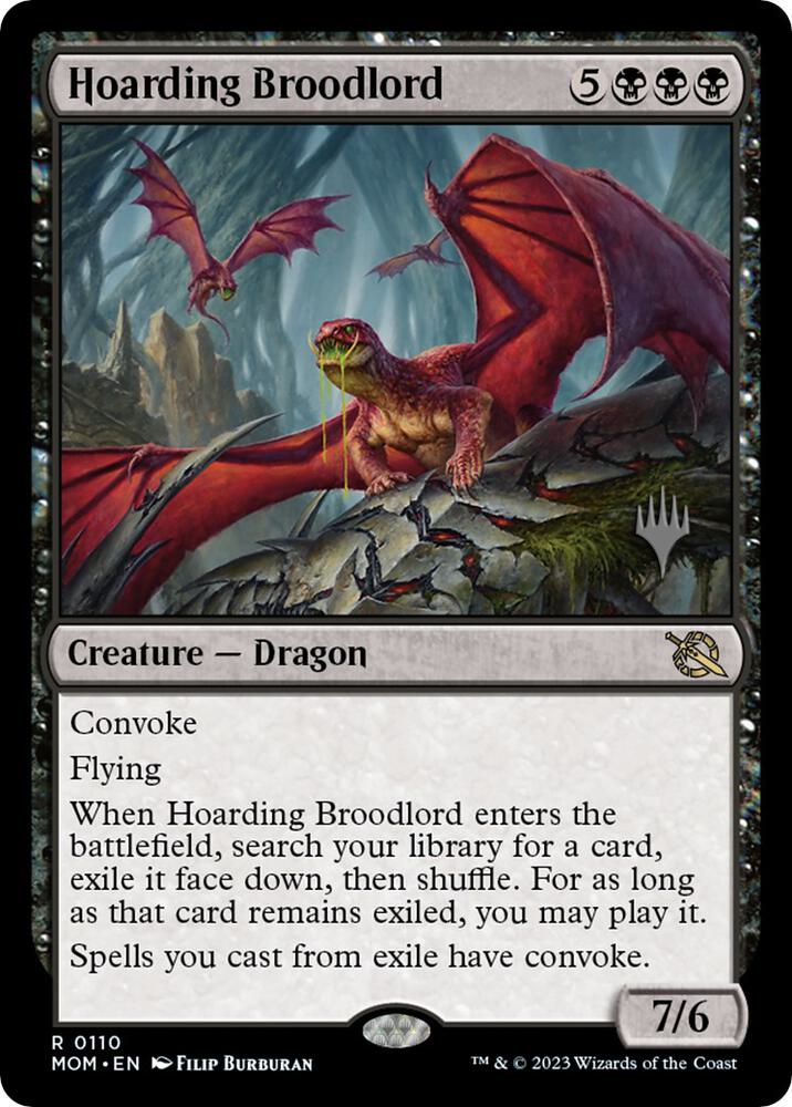 Hoarding Broodlord (Promo Pack) [March of the Machine Promos]