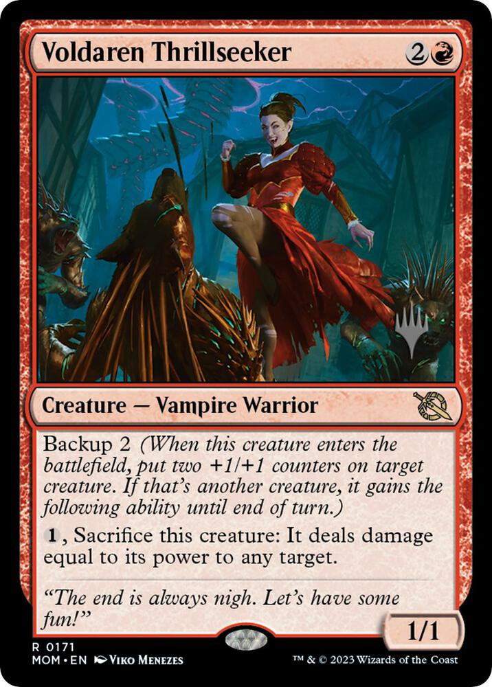 Voldaren Thrillseeker (Promo Pack) [March of the Machine Promos]