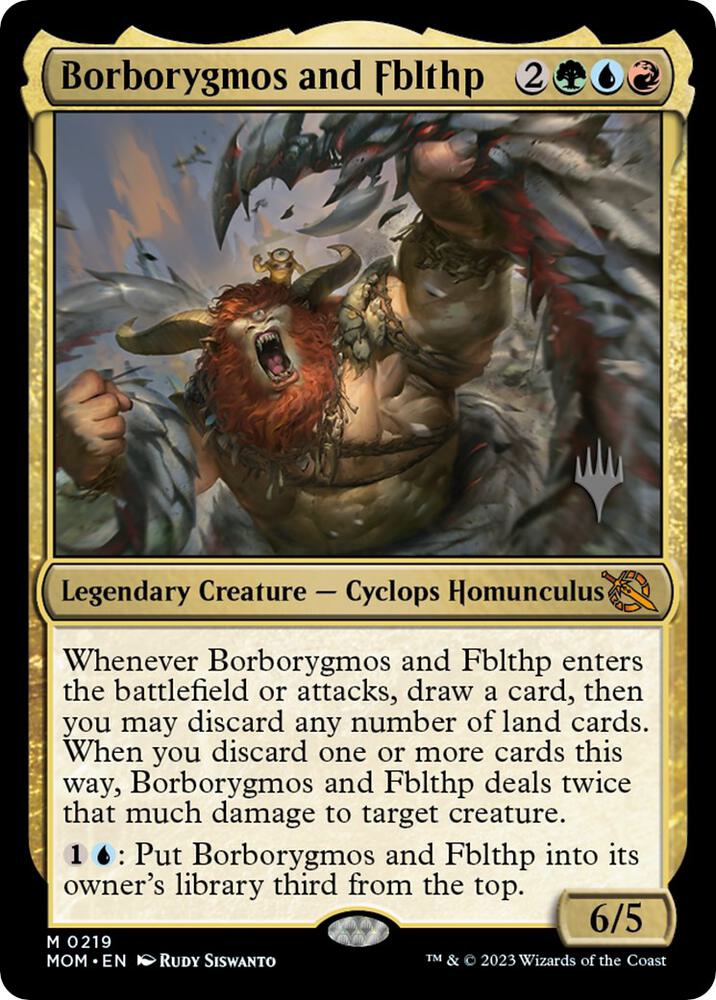 Borborygmos and Fblthp (Promo Pack) [March of the Machine Promos]