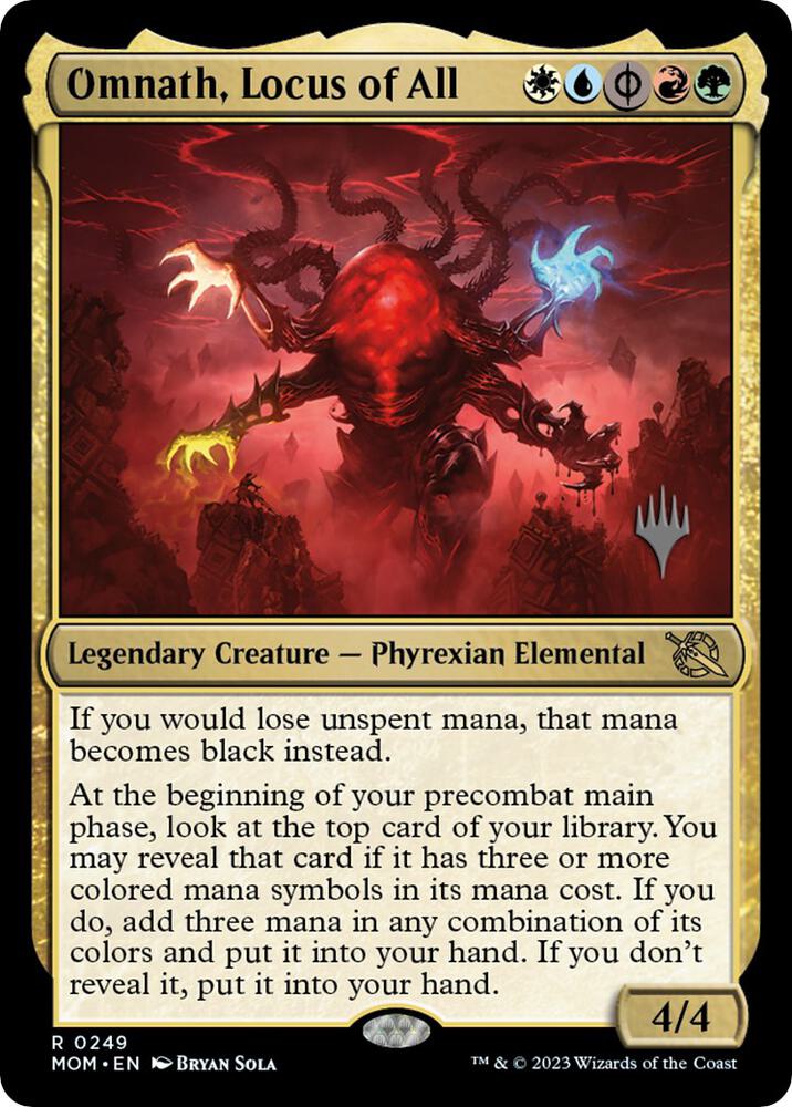 Omnath, Locus of All (Promo Pack) [March of the Machine Promos]