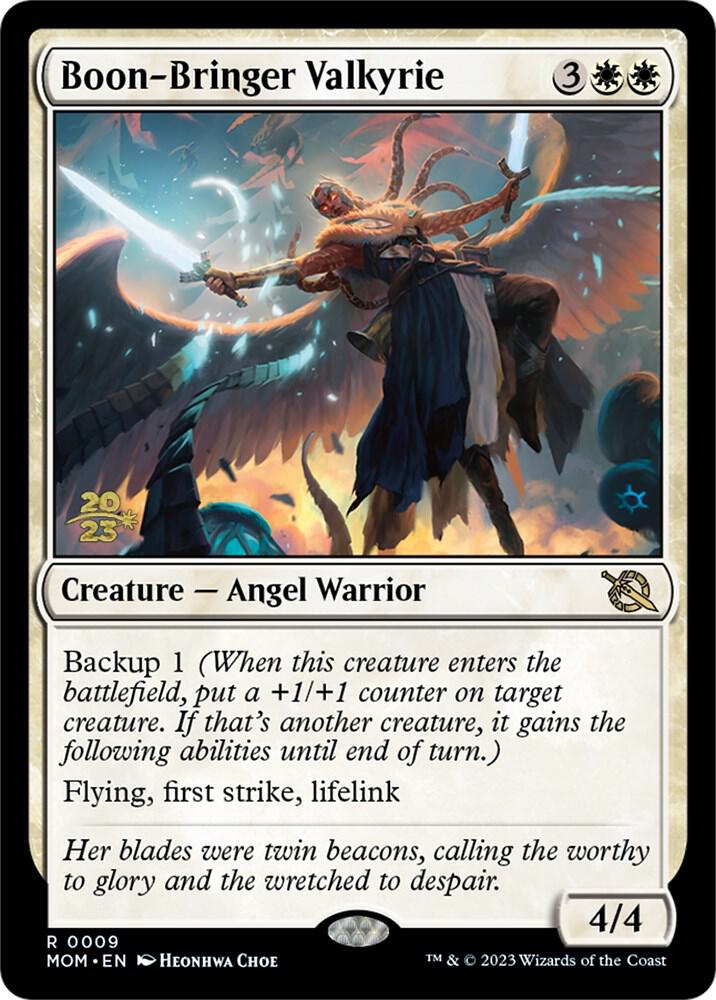 Boon-Bringer Valkyrie [March of the Machine Prerelease Promos]