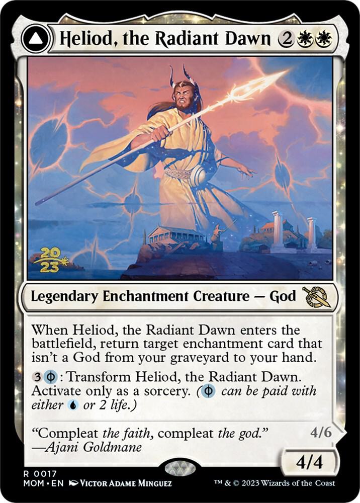 Heliod, the Radiant Dawn // Heliod, the Warped Eclipse [March of the Machine Prerelease Promos]