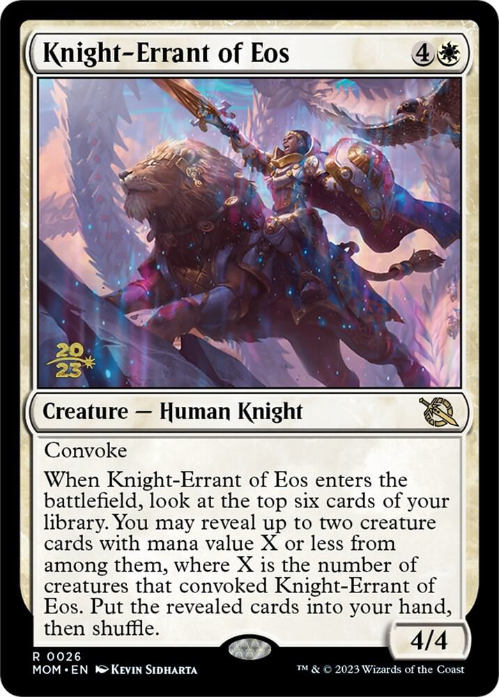 Knight-Errant of Eos [March of the Machine Prerelease Promos]