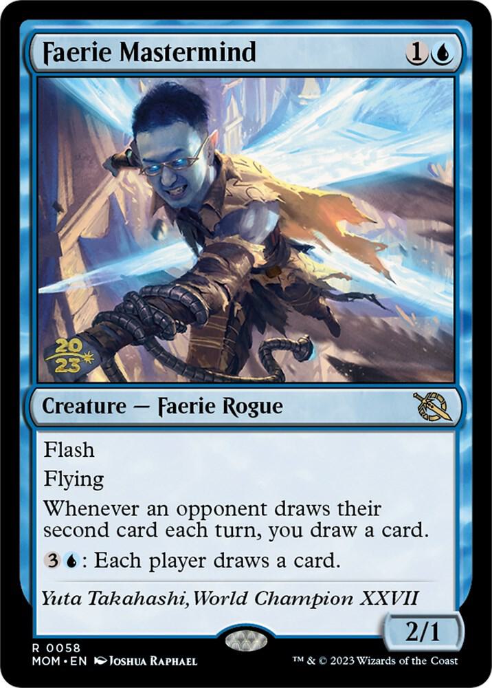Faerie Mastermind [March of the Machine Prerelease Promos]
