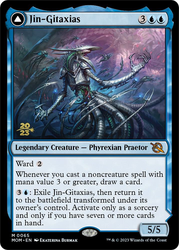 Jin-Gitaxias // The Great Synthesis [March of the Machine Prerelease Promos]