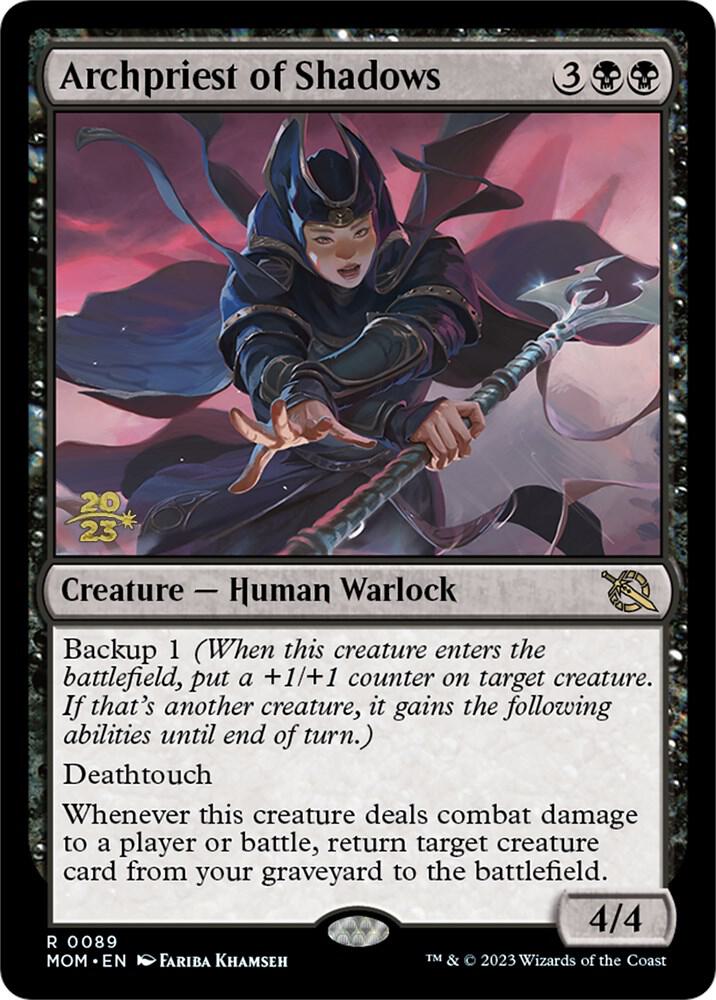 Archpriest of Shadows [March of the Machine Prerelease Promos]