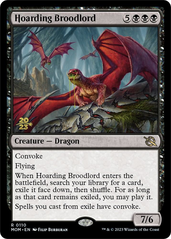 Hoarding Broodlord [March of the Machine Prerelease Promos]