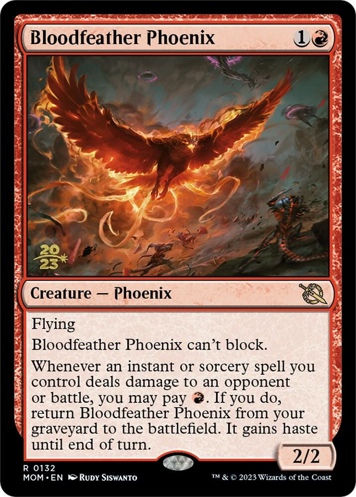 Bloodfeather Phoenix [March of the Machine Prerelease Promos]