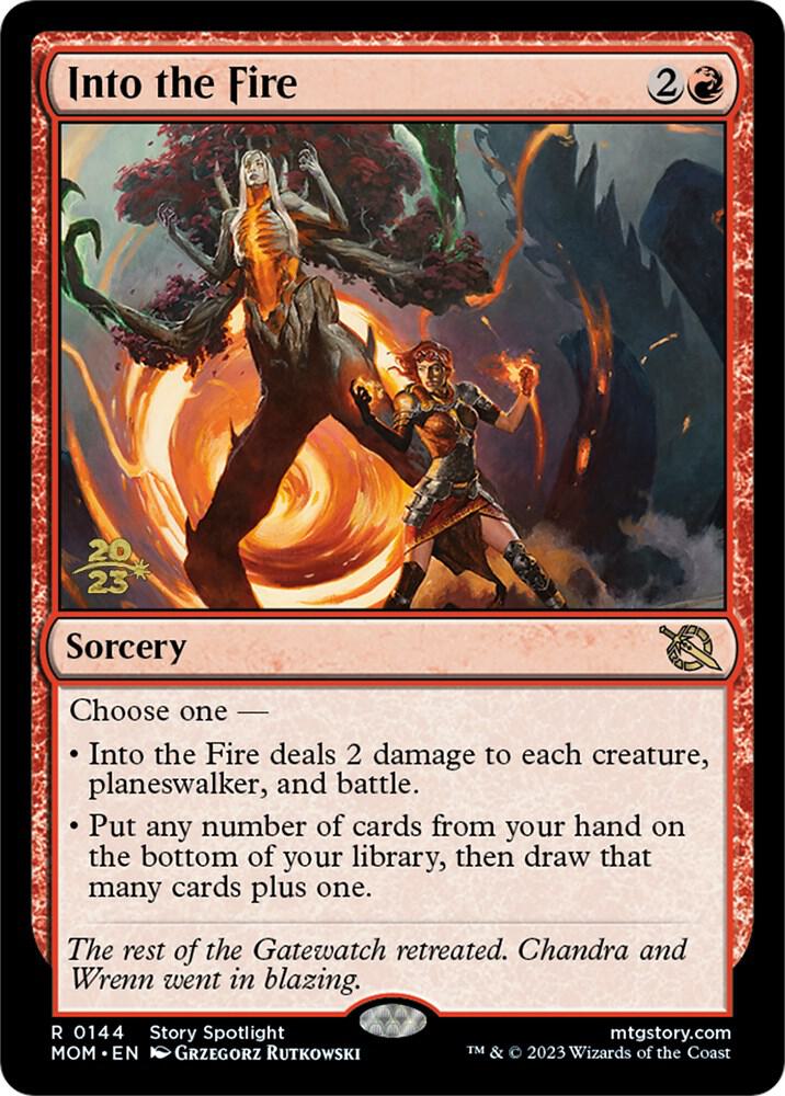 Into the Fire [March of the Machine Prerelease Promos]
