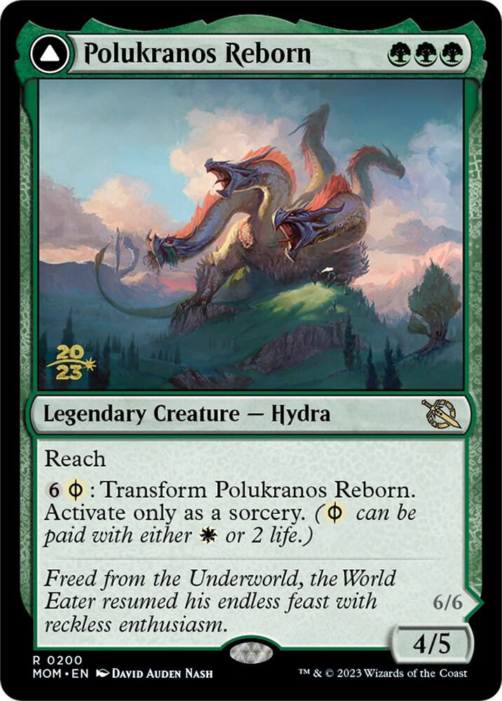 Polukranos Reborn // Polukranos, Engine of Ruin [March of the Machine Prerelease Promos]
