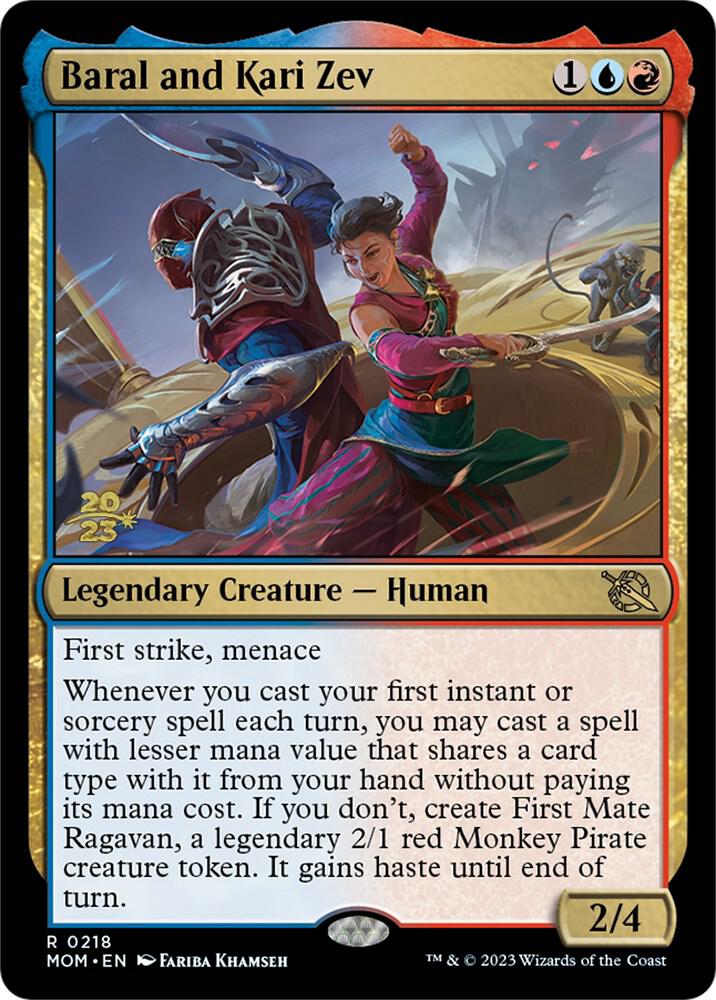 Baral and Kari Zev [March of the Machine Prerelease Promos]