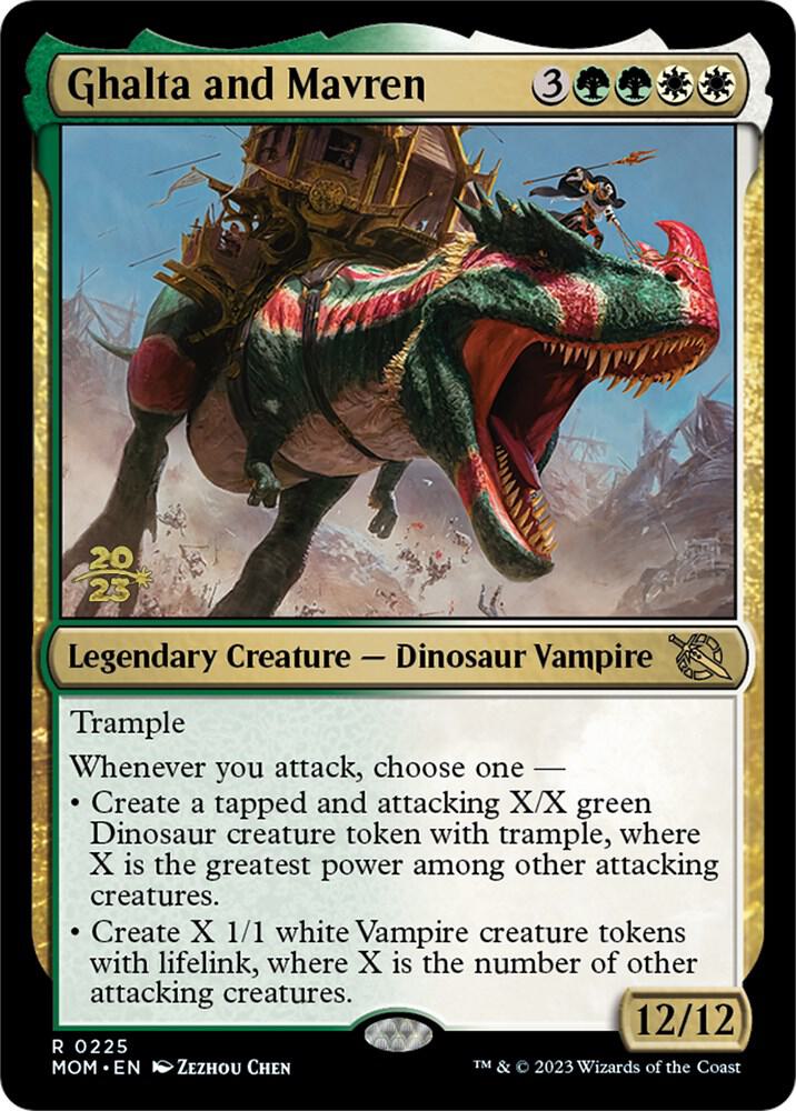 Ghalta and Mavren [March of the Machine Prerelease Promos]