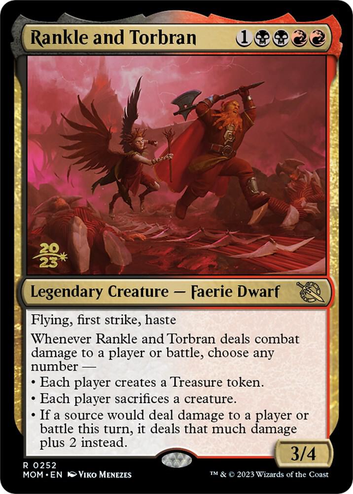 Rankle and Torbran [March of the Machine Prerelease Promos]