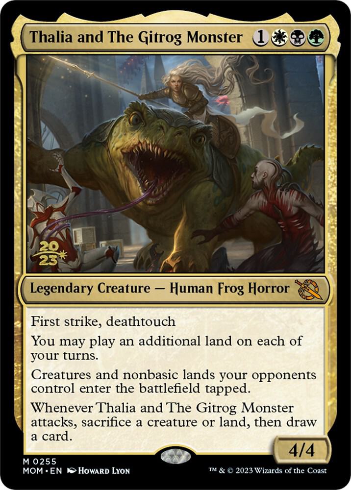 Thalia and The Gitrog Monster [March of the Machine Prerelease Promos]