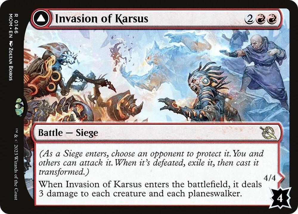 Invasion of Karsus // Refraction Elemental [March of the Machine Prerelease Promos]
