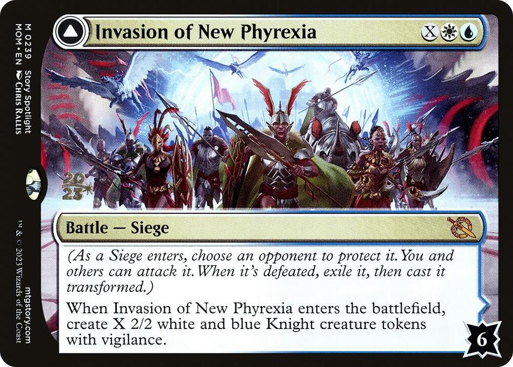 Invasion of New Phyrexia // Teferi Akosa of Zhalfir [March of the Machine Prerelease Promos]