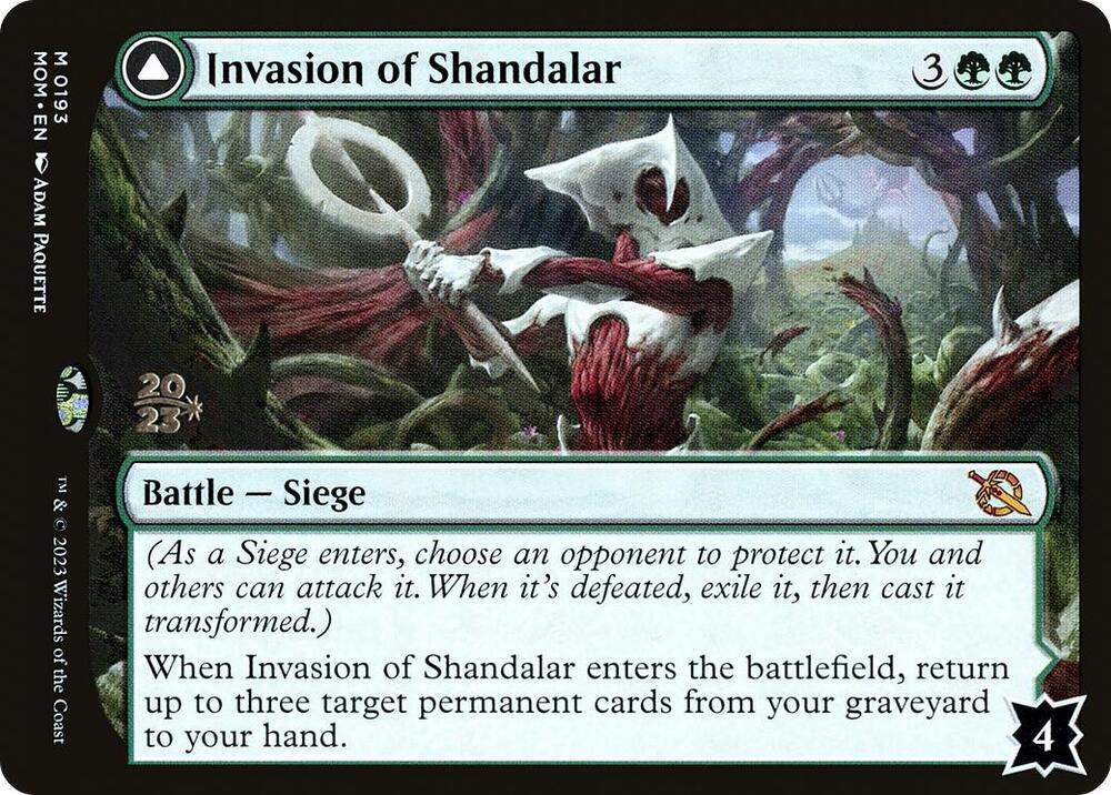 Invasion of Shandalar // Leyline Surge [March of the Machine Prerelease Promos]