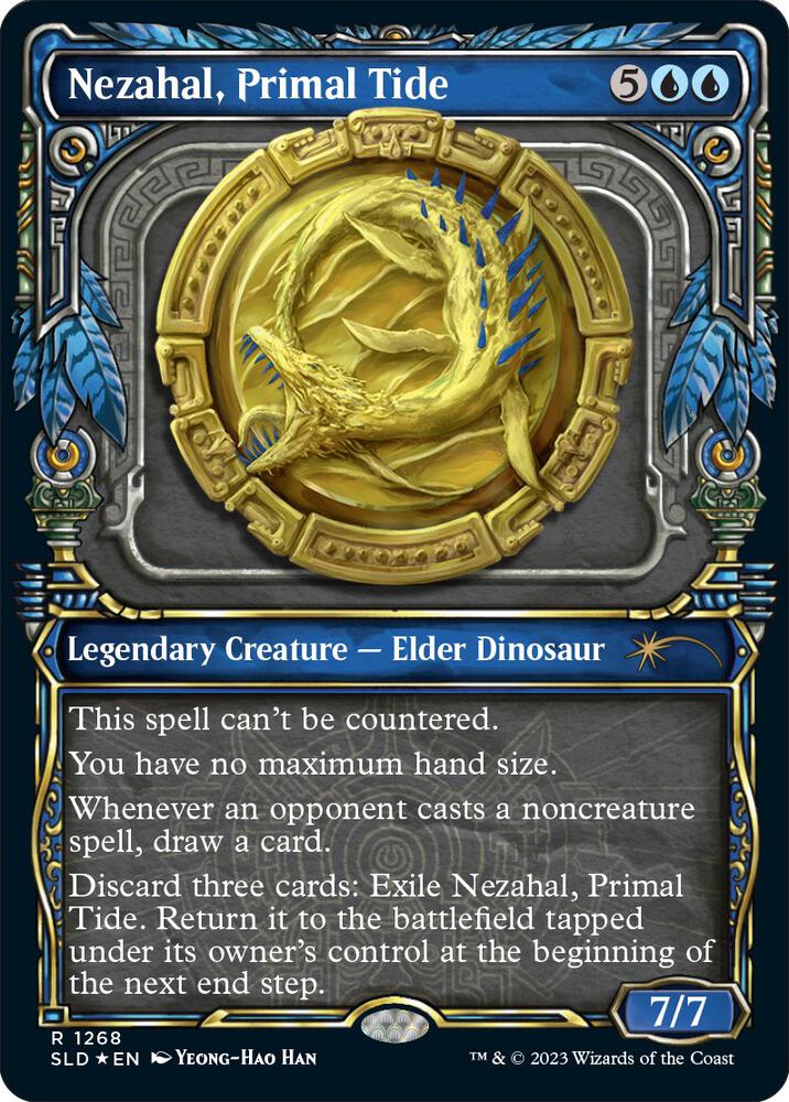 Nezahal, Primal Tide (Halo Foil) [Secret Lair Drop Series]