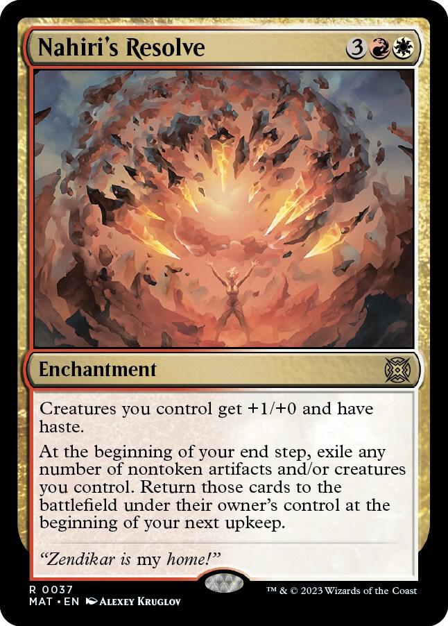 Nahiri's Resolve [March of the Machine: The Aftermath]