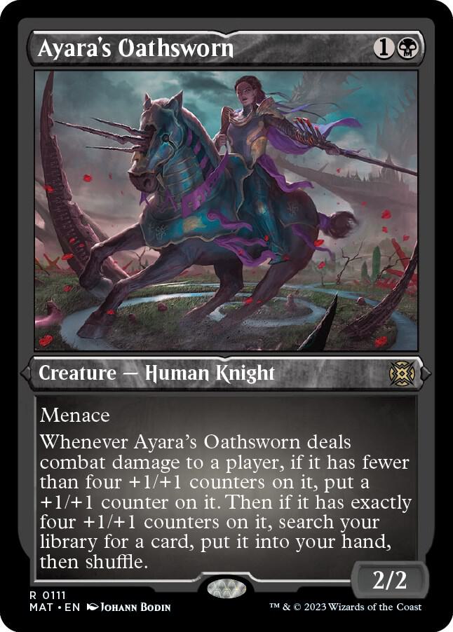 Ayara's Oathsworn (Foil Etched) [March of the Machine: The Aftermath]