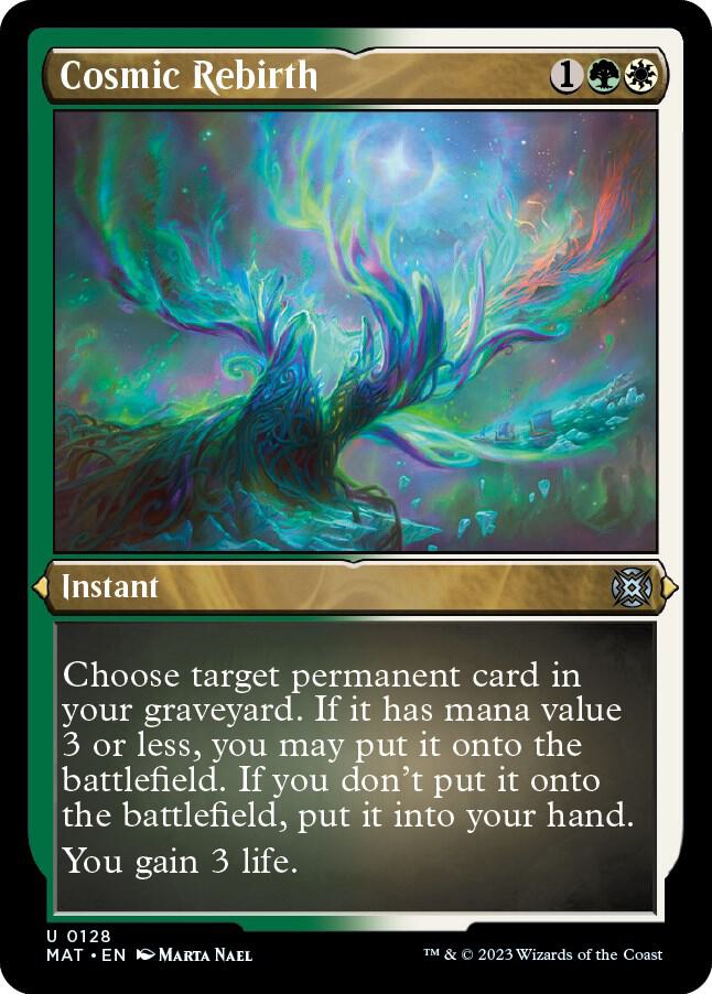 Cosmic Rebirth (Foil Etched) [March of the Machine: The Aftermath]