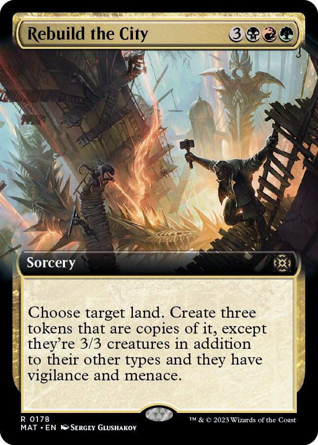 Rebuild the City (Extended Art) [March of the Machine: The Aftermath]