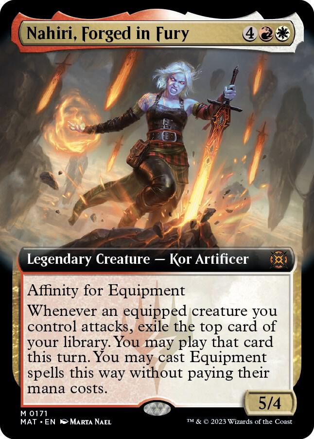 Nahiri, Forged in Fury (Extended Art) [March of the Machine: The Aftermath]