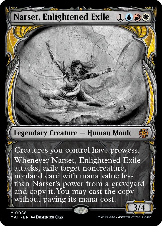 Narset, Enlightened Exile (Showcase) [March of the Machine: The Aftermath]