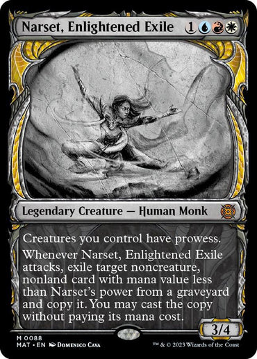 Narset, Enlightened Exile (Showcase) [March of the Machine: The Aftermath]