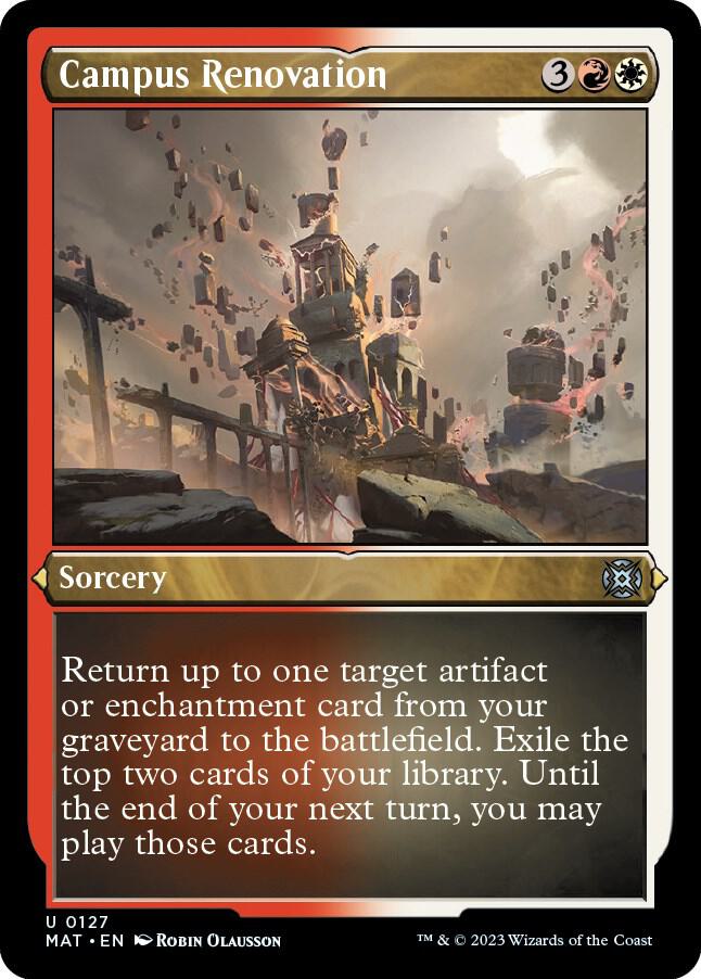 Campus Renovation (Foil Etched) [March of the Machine: The Aftermath]
