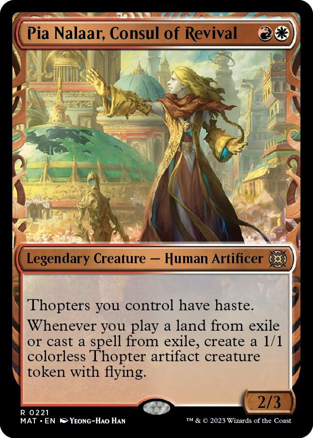 Pia Nalaar, Consul of Revival (Showcase Halo Foil) [March of the Machine: The Aftermath]