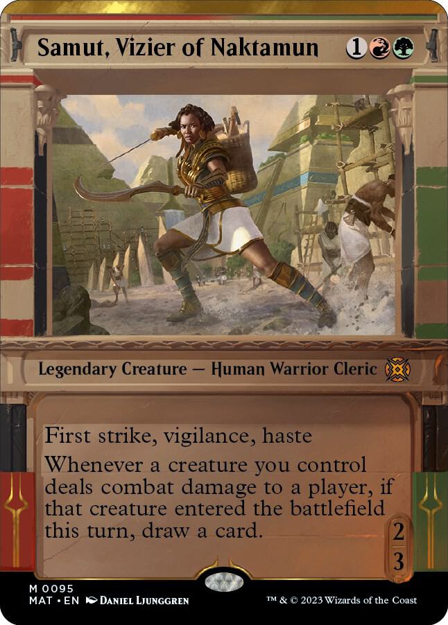 Samut, Vizier of Naktamun (Showcase) [March of the Machine: The Aftermath]